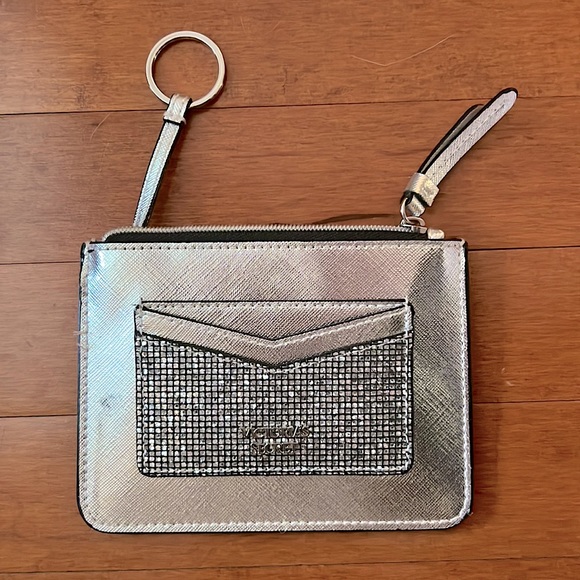 Victoria's Secret Handbags - FREE WITH PURCHASE!!!  VICTORIA’S SECRET Silver Rhinestone Wallet and Key Chain